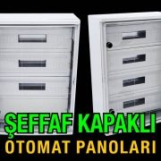 Çetinkaya Pano Şeffaf Kapaklı Otomat Panoları